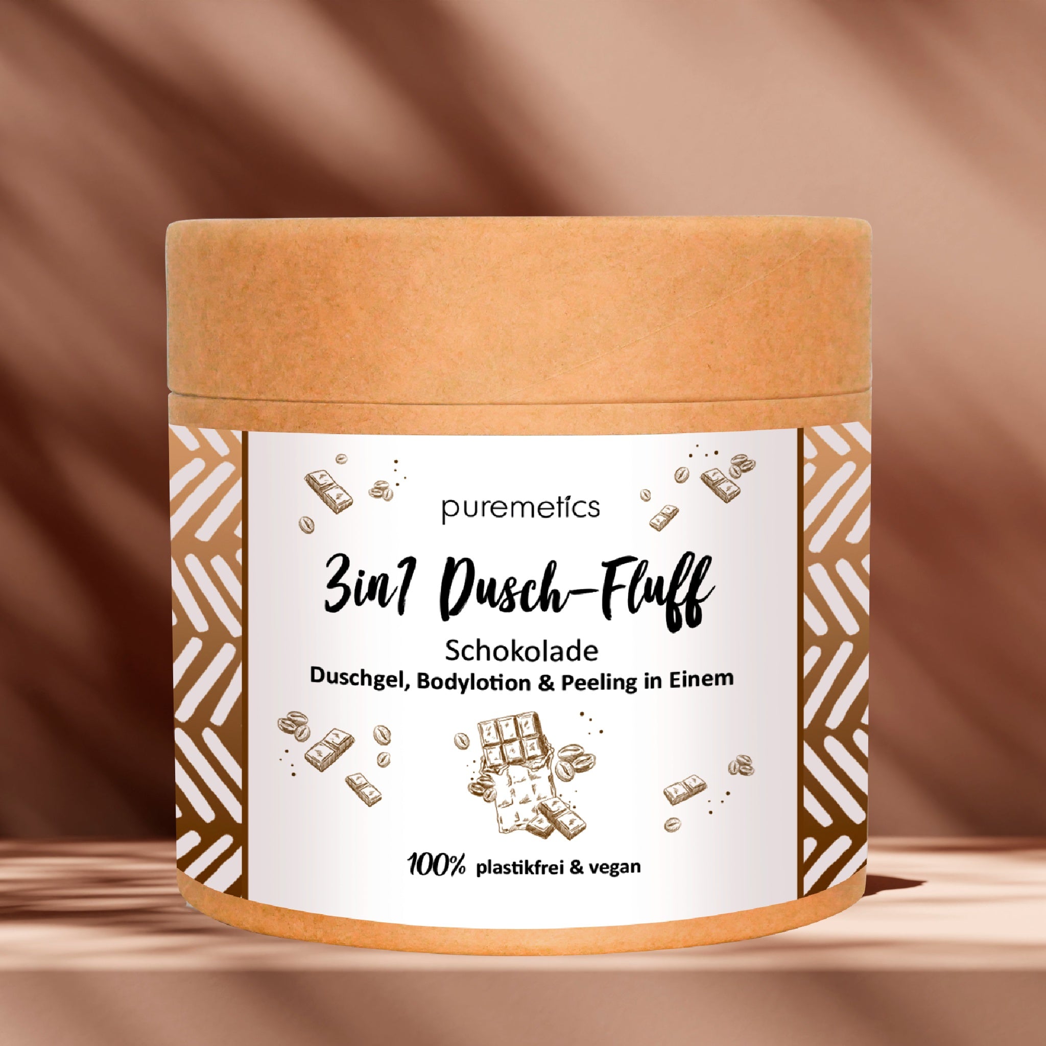 3IN1 DUSCH-FLUFF "SCHOKOLADE" - LIMITED WINTER EDITION 250 G