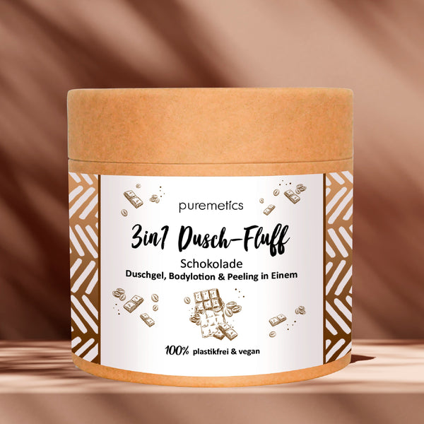 3IN1 DUSCH-FLUFF "SCHOKOLADE" - LIMITED WINTER EDITION 250 G