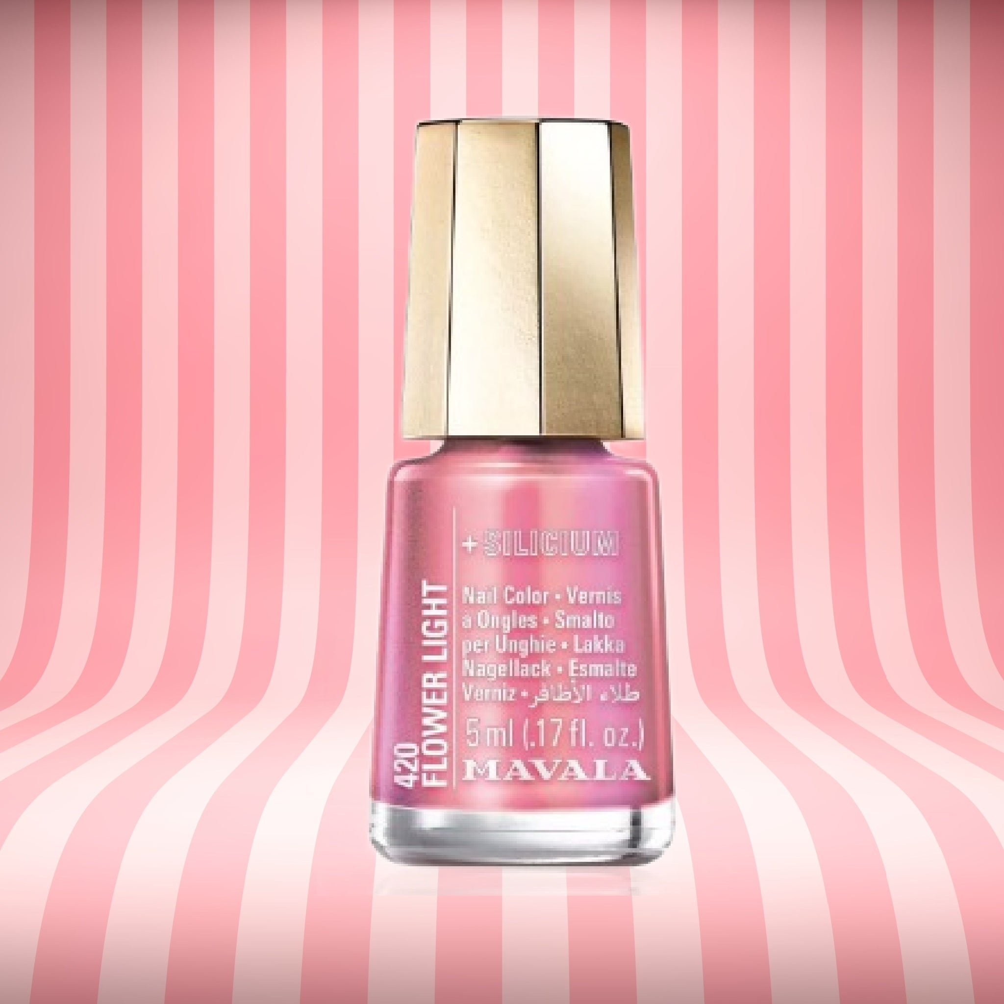 MINI-NAGELLACK + SILICIUM FLOWER LIGHT 5 ML